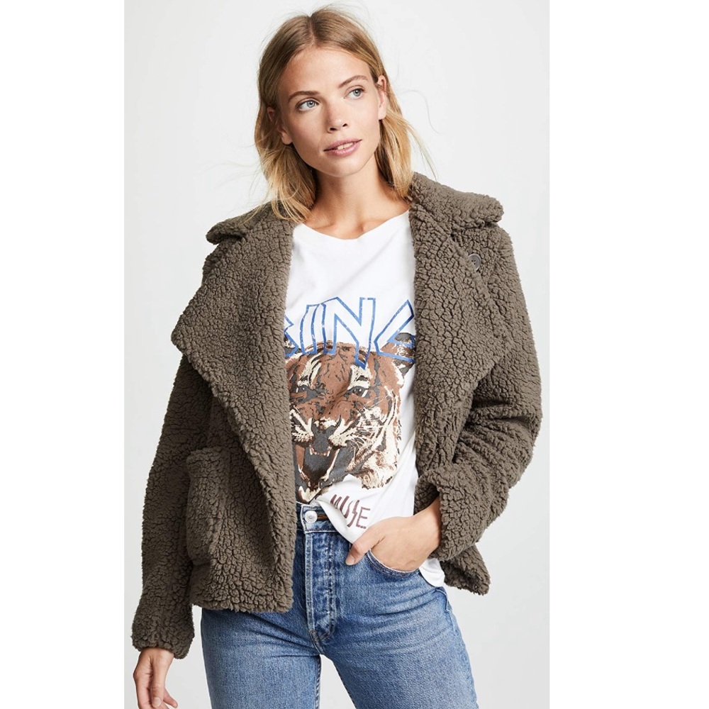NWOT Jack by BB Dakota Speak Now Sherpa Jacket